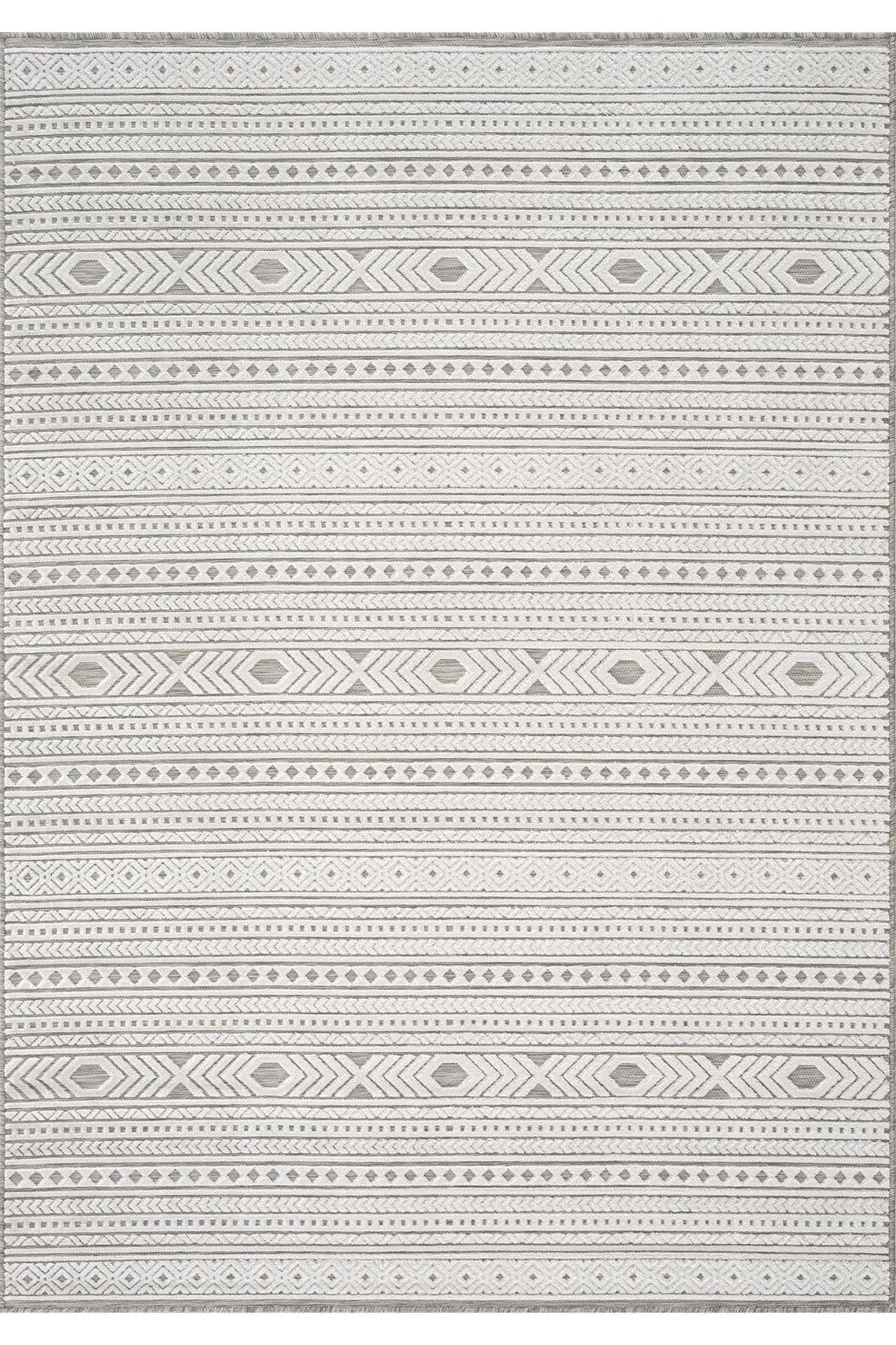 KOZA HOME Sand Gri Krem Halı 65543A 78 x 150