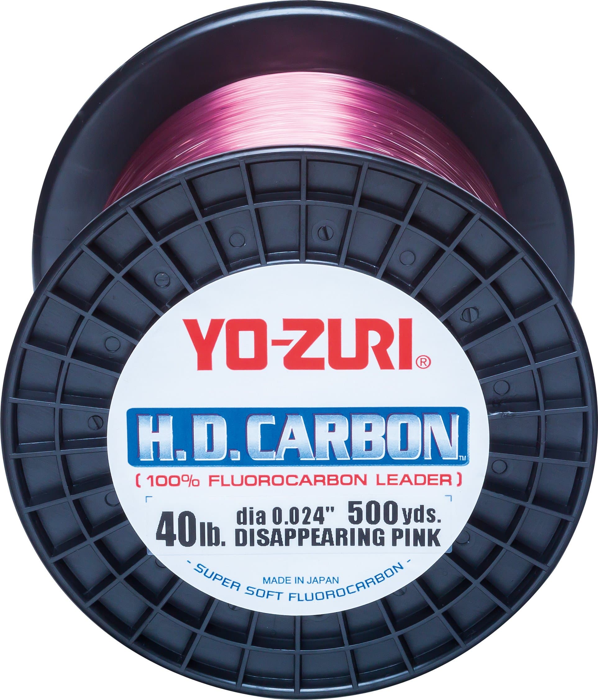Yo-Zuri H.D.Carbon Fluorocarbon%100 Leader 500Yds 60LB 458M (0,747mm) Kaybolan Pembe