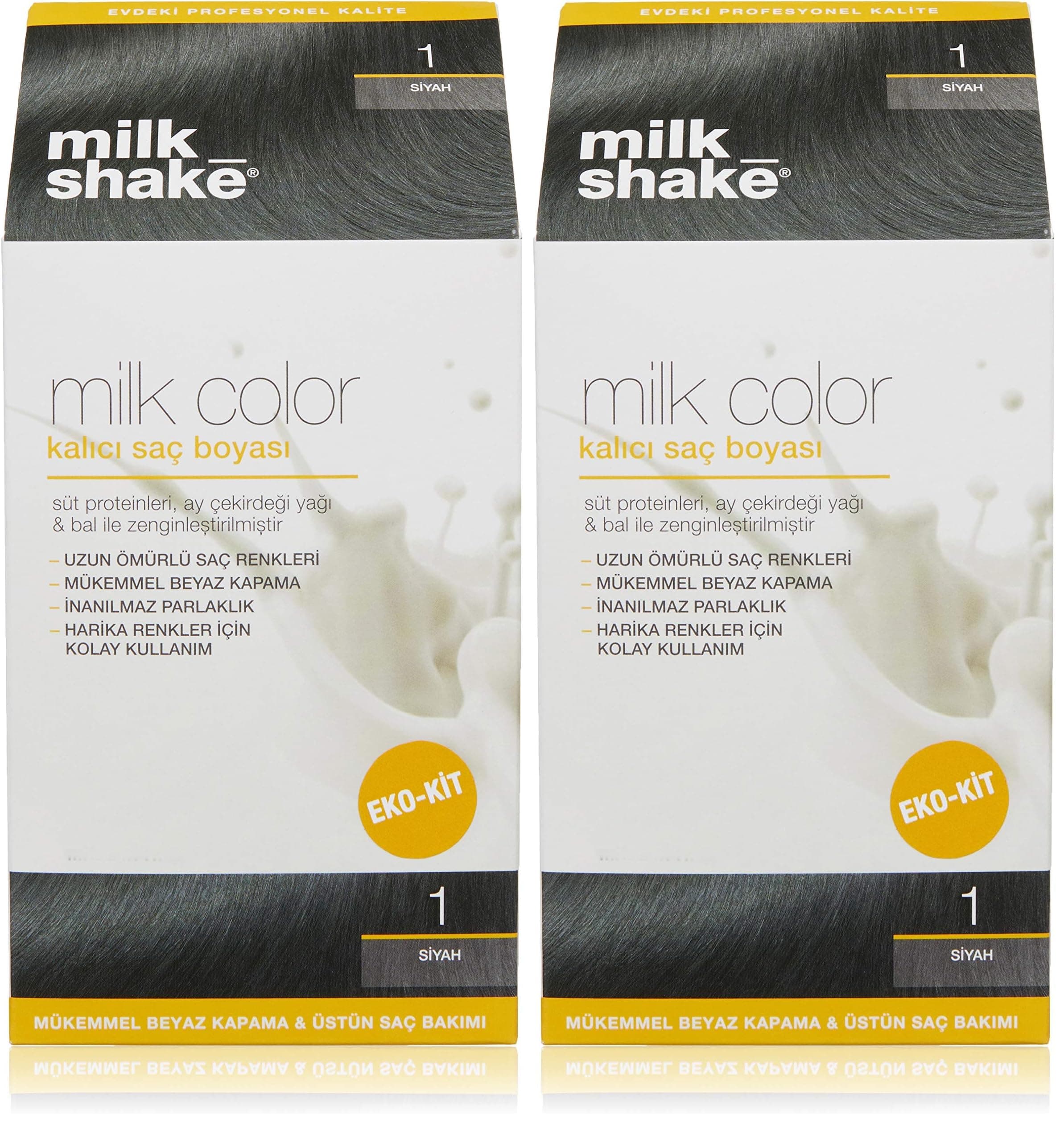 Milk Shake Milk Color Eko Kit Saç Boyası 1 (0.5 g) (2 paketi)