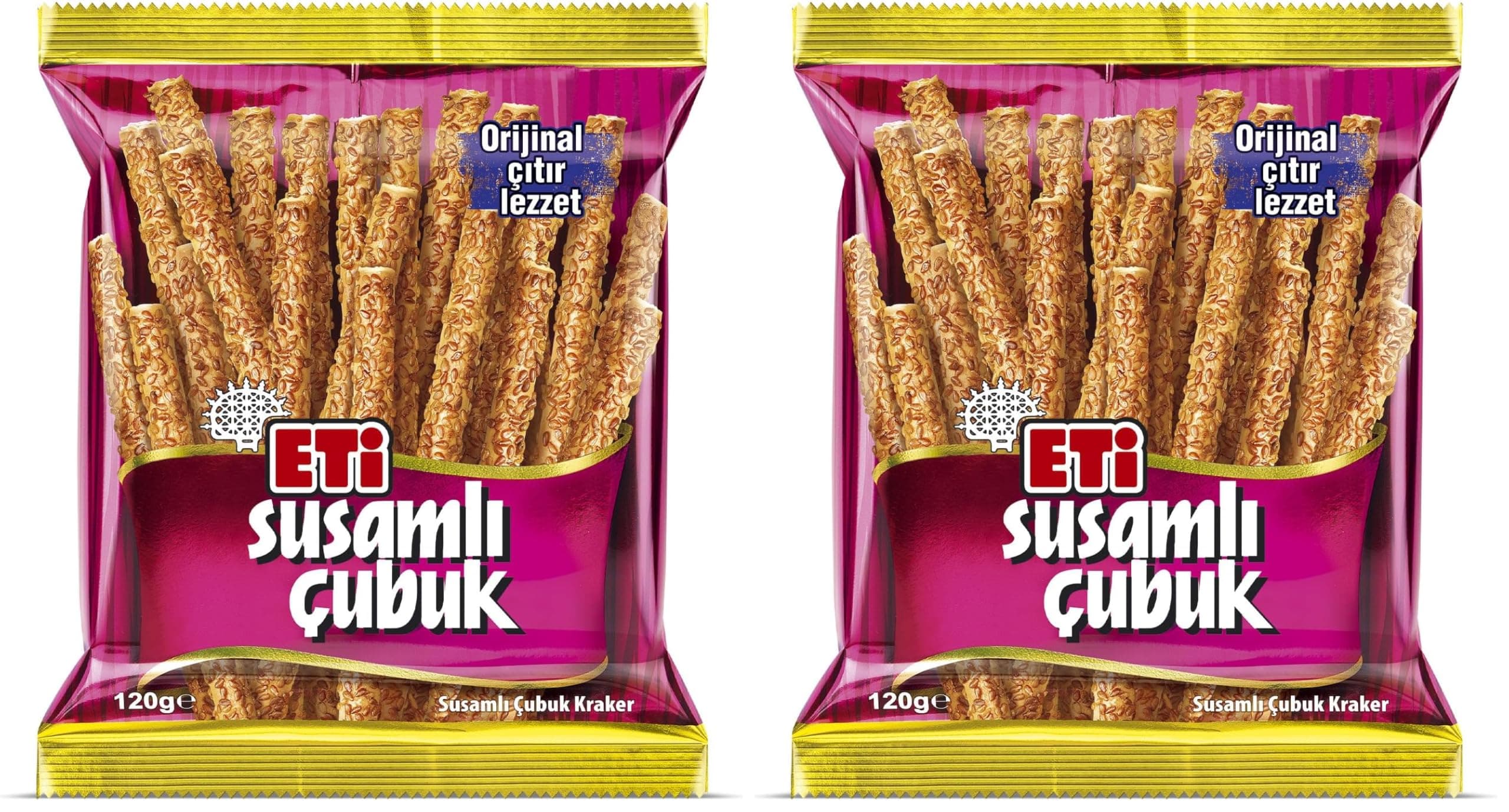 Eti Susamlı Çubuk Kraker 120 g 2li paket