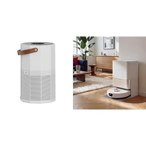 Homend 9012H Wi-Fi Destekli UV-C ve İyonizerli Akıllı Hava Temizleme Makinesi + Homend Alex 50 Pro Ulticlean AI Destekli Akıllı Robot Süpürge 28000 Pa