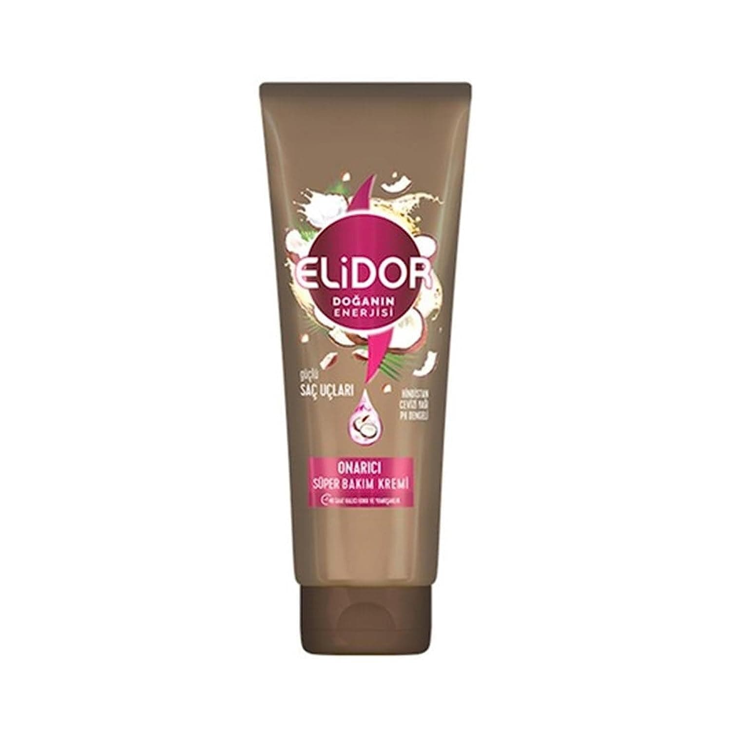 Elidor Güçlü Saç Uçları için Hindistan Cevizi Yağı Süper Saç Kremi (170 ml)