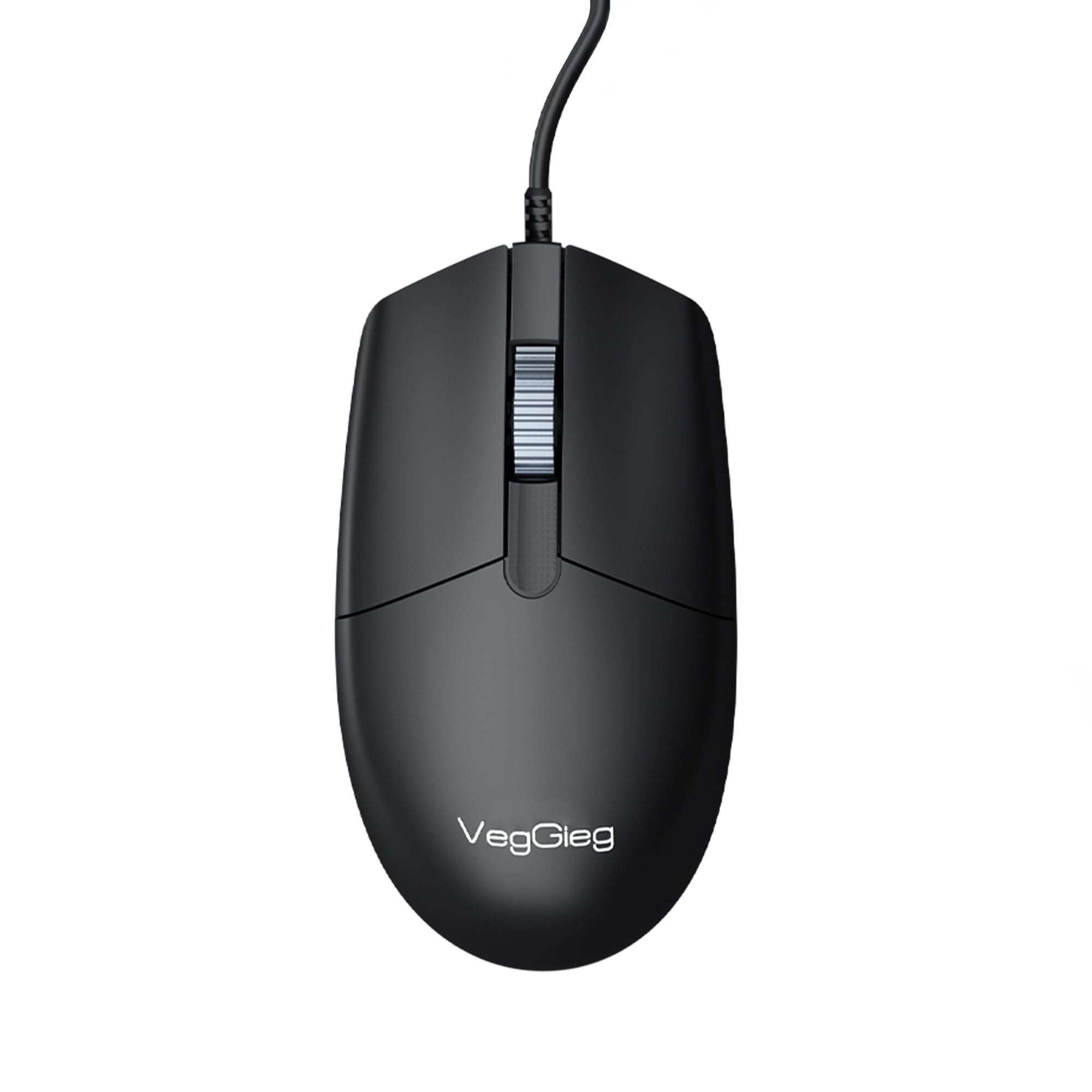 VegGieg G005 Optik 3 Tuşlu Sağ ve Sol Elle Kullanıma Uygun USB Kablolu Mouse Siyah