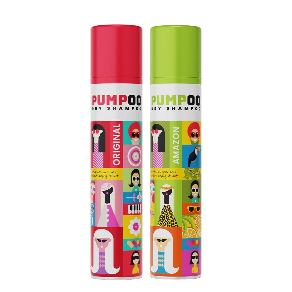 Pumpoo Orijinal Kuru Şampuan x Pumpoo Amazon Kuru Şampuan