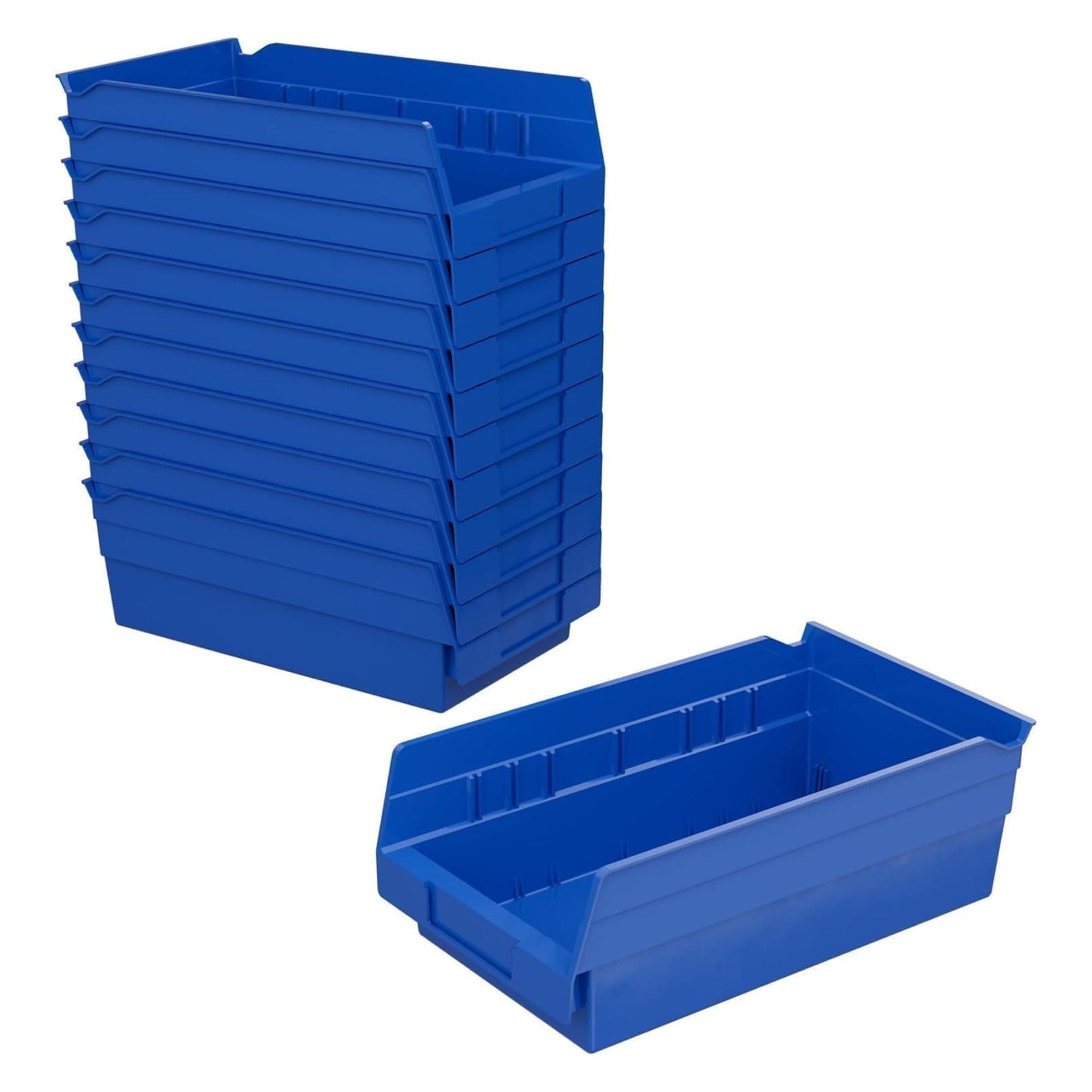 Akro-Mils 30130 12 inç – 6 4-inç Açık plastik çöp kutusu Box Regal kuş yuvası, 12 adet, 30130
