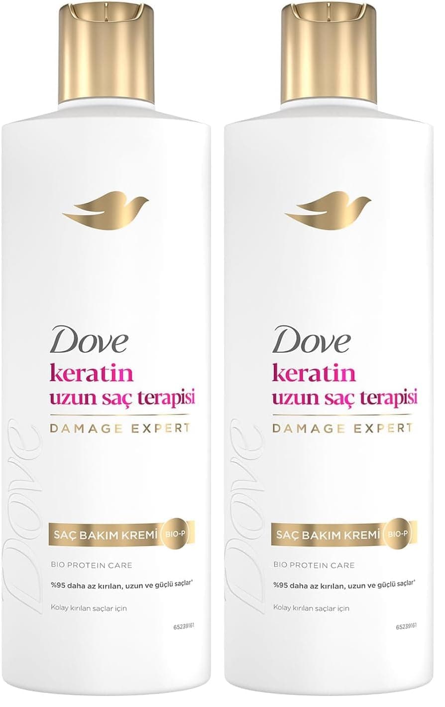 Dove Saç Bakım Kremi Keratin Uzun Saç Terapisi 350 ml (2 paketi)