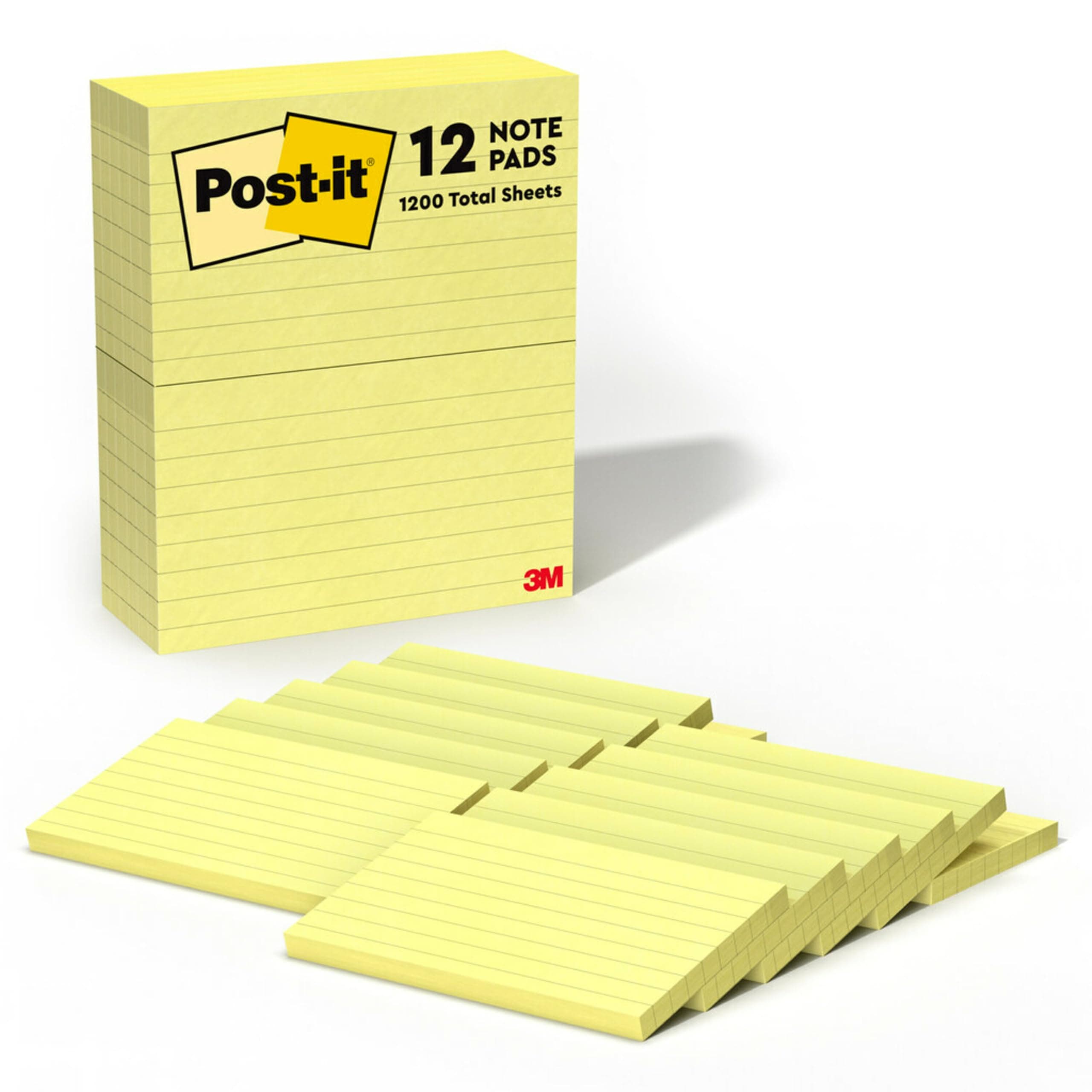 Post-it Pop-up Notlar 7,6x12,7 cm, 12 Ped, Amerika'nın 1 Numaralı Favori Yapışkan Notları, Kanarya Sarısı, Temiz Kaldırma, Geri Dönüştürülebilir (635-5PKSS)