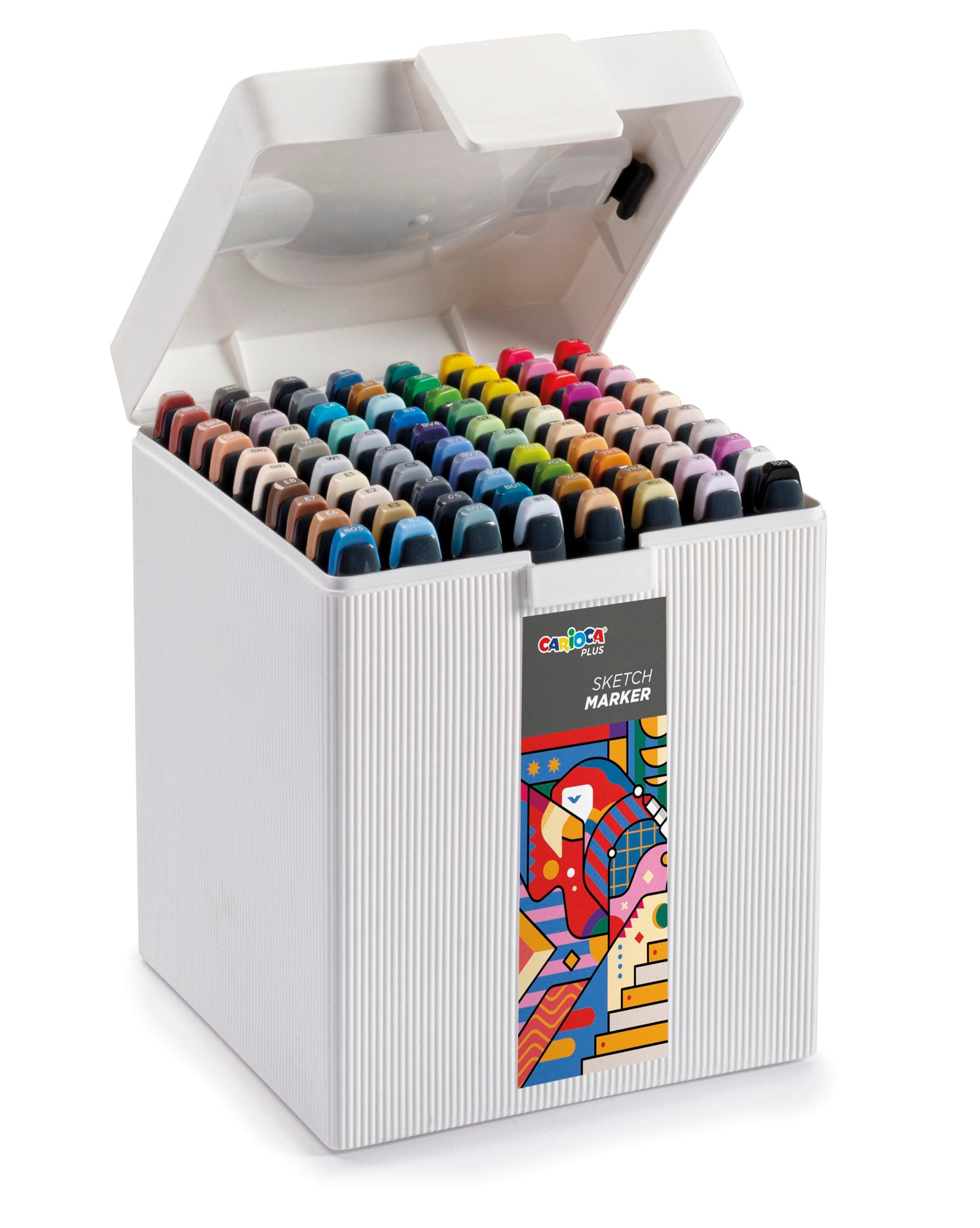 Carioca Plus Sketch Marker Çift Tarafli Çizim Kalemi 80 Renk